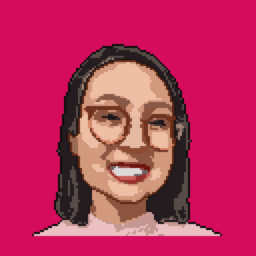 a pixelated portrait of Diem
